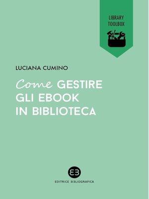 cover image of Come gestire gli ebook in biblioteca